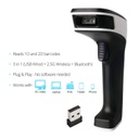 Avenger Barcode Scanner 3 in 1 1D/2D USB Blouetooth